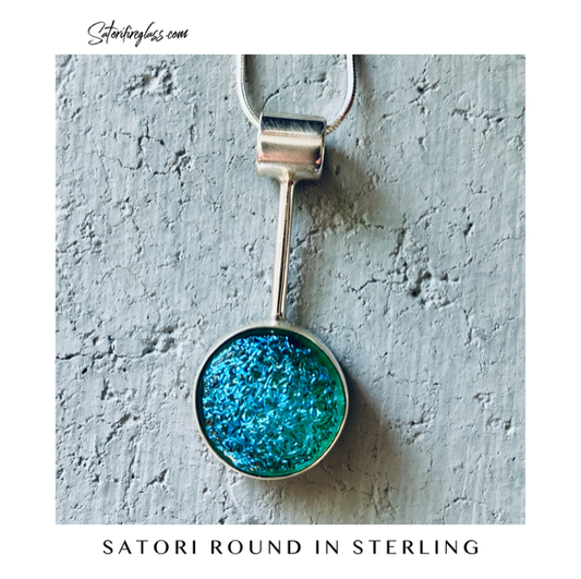 Satori Round in Sterling Necklace