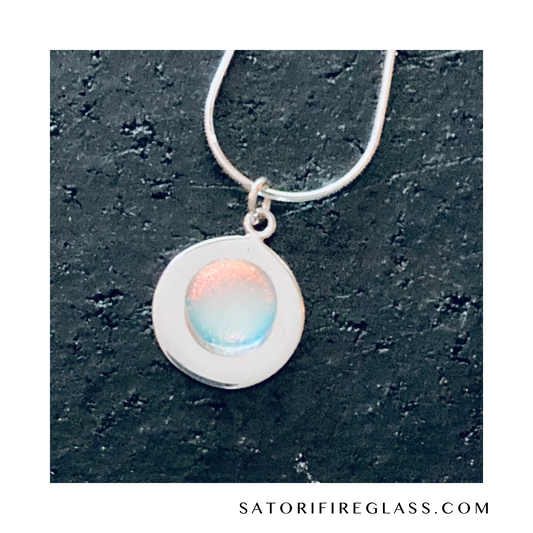 Satori Fire Light  Disc Necklace