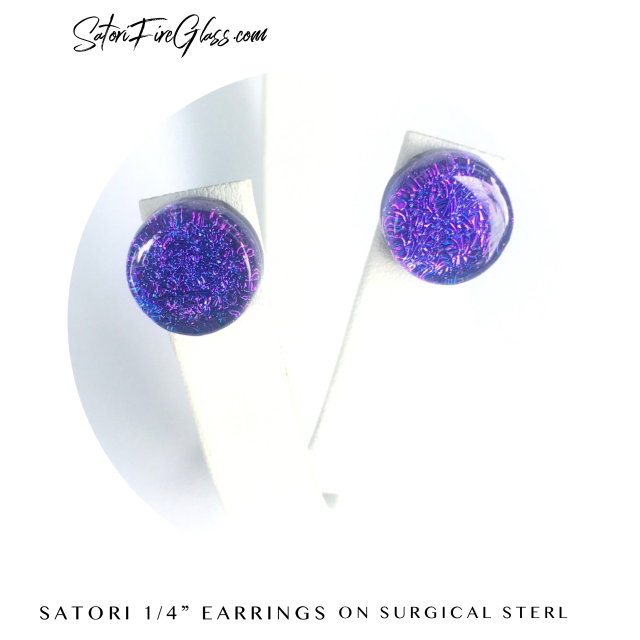 Satori 1/4" Post Earrings
