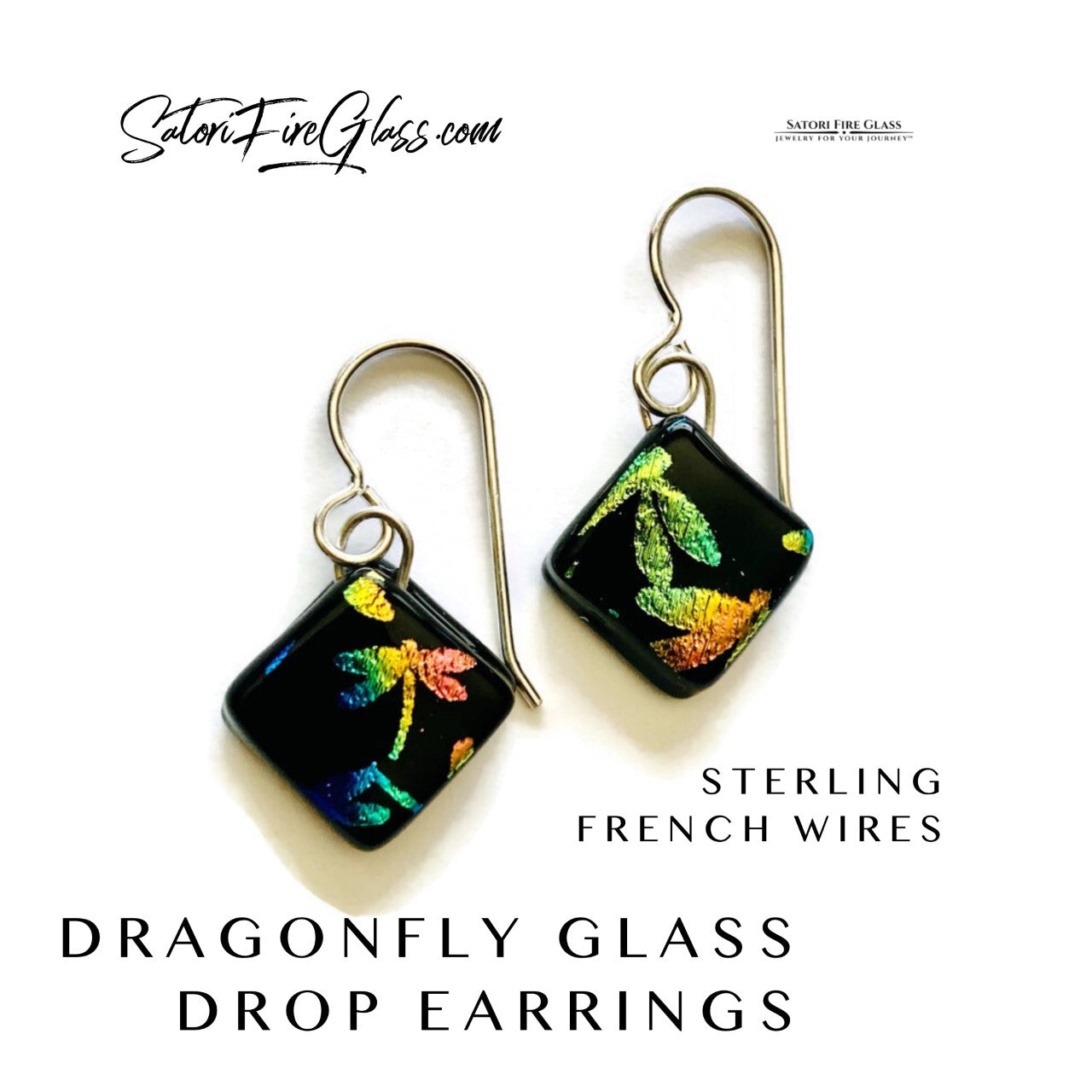 Dragonfly Drop Earrings