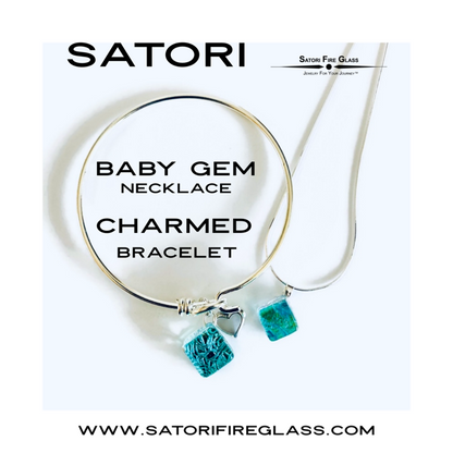 Baby Gem Necklace & Charmed Bracelet