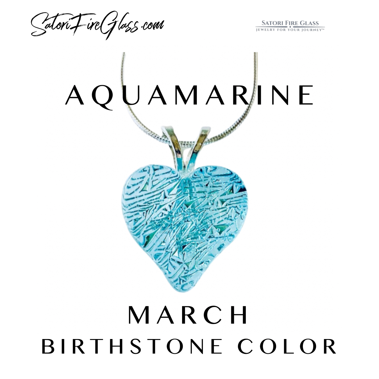 Aquamarine Small Heart