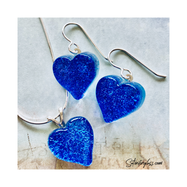 Satori Small Heart & Earrings Set
