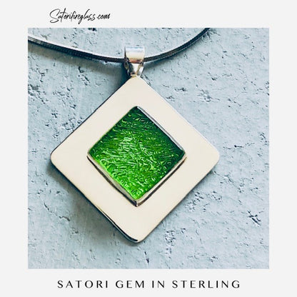 Satori Gem In Sterling Silver