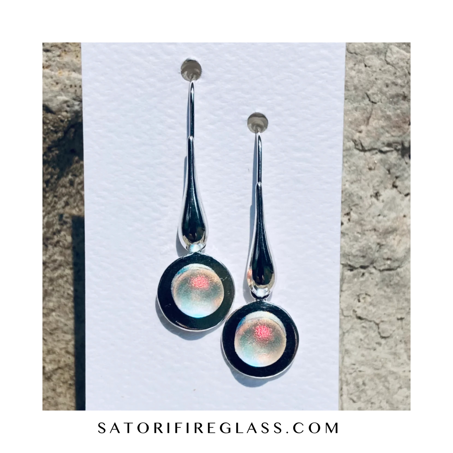 Satori Fire Light Disc Earrings