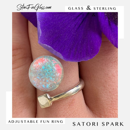 Satori Spark Ring Set in Sterling