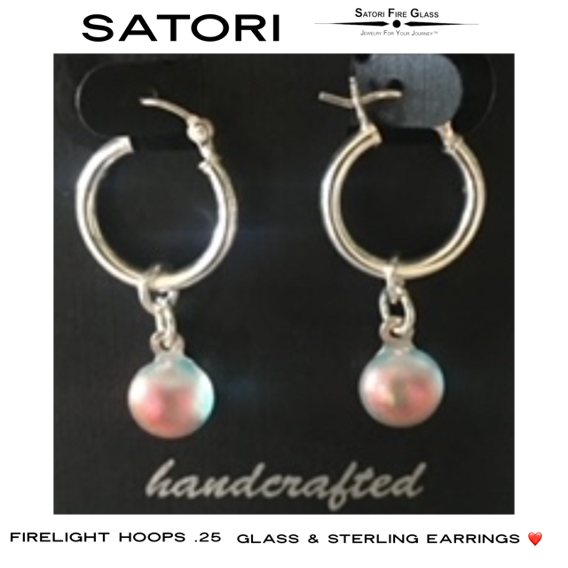 Satori Fire Light Hoop Earrings