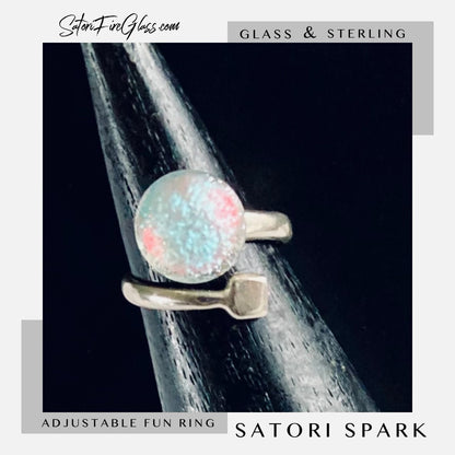 Satori Spark Ring Set in Sterling
