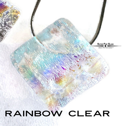 Satori Organic Rainbow Gem & Sterling Hoop Set