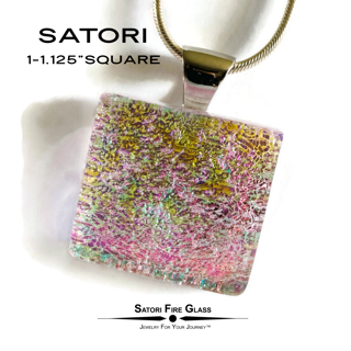 Satori 1-1.125" Squares Necklace