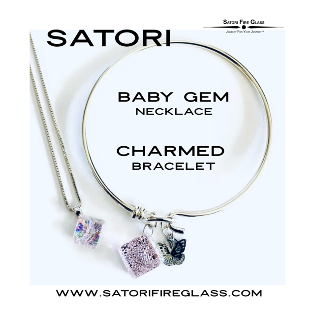Baby Gem Necklace & Charmed Bracelet