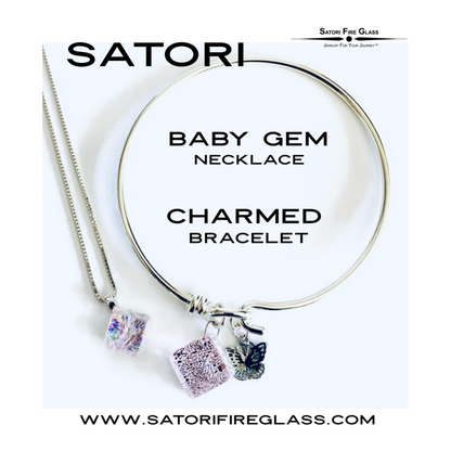 Baby Gem Necklace & Charmed Bracelet