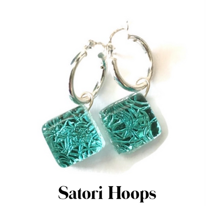 Satori Sterling Silver Hoops