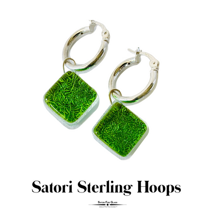 Satori Sterling Silver Hoops