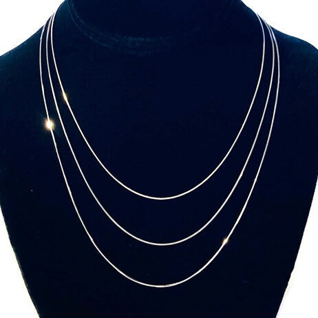 16"-20" .925 Sterling Silver Chains
