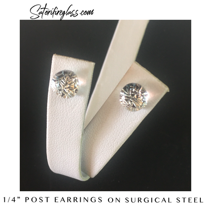 Satori 1/4" Post Earrings