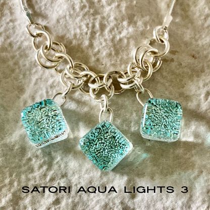 Satori Fire Lights 3 on Sterling Rings